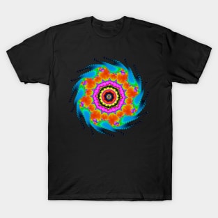 Colorful Fractal high contrast T-Shirt